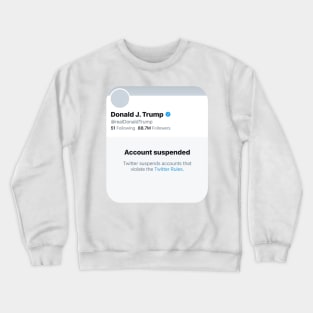 Funny Trump suspension Crewneck Sweatshirt